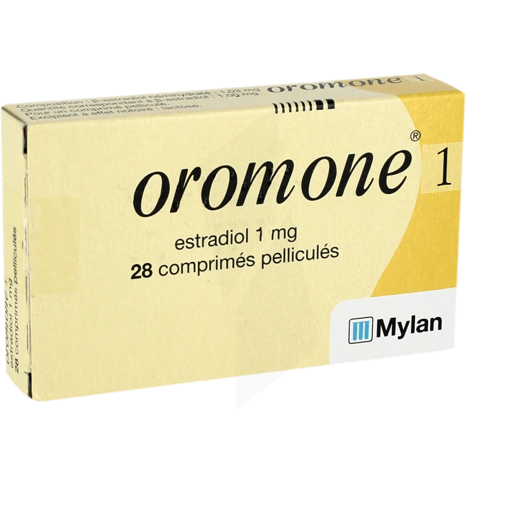 Oromone 1 Mg, Comprimé Pelliculé