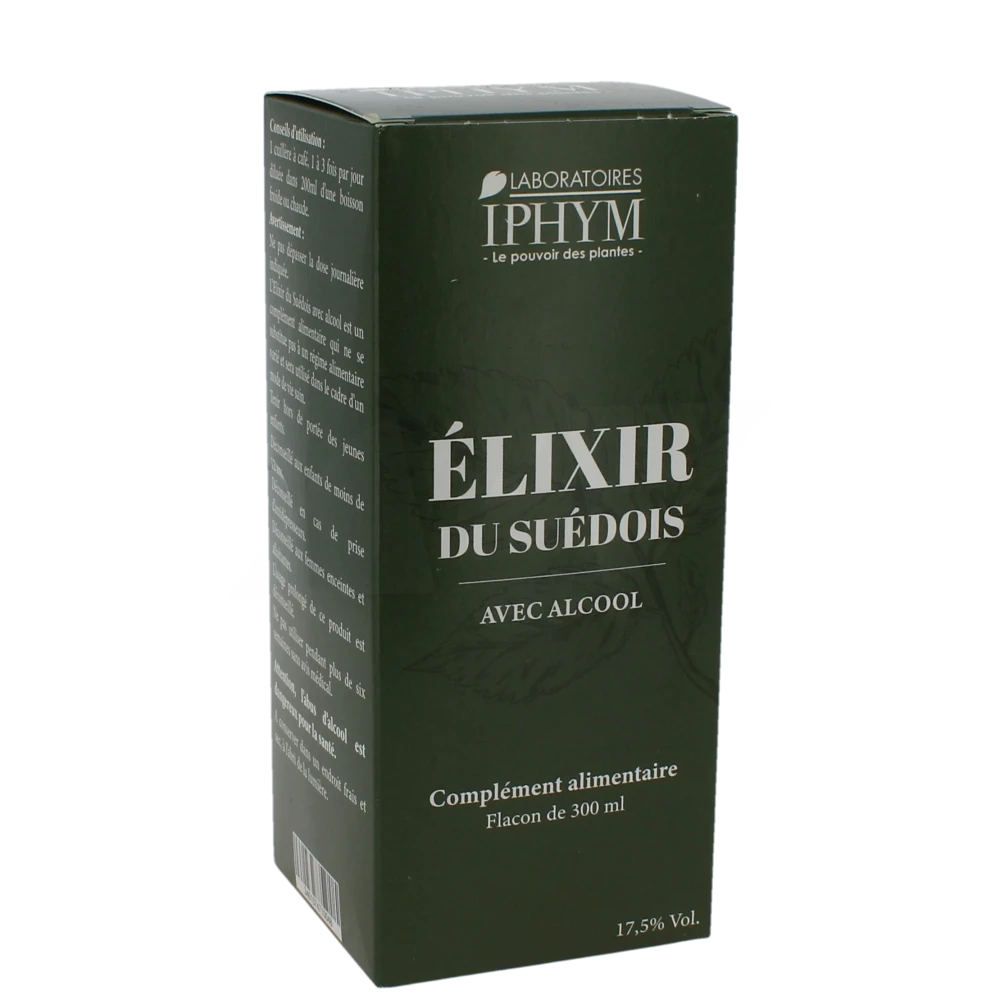 Iphym Conseil Elixir Du Suédois Avec Alcool 350ml