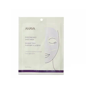 Ahava Masque Tissu Purifiant à La Boue - Usage Unique - 18g