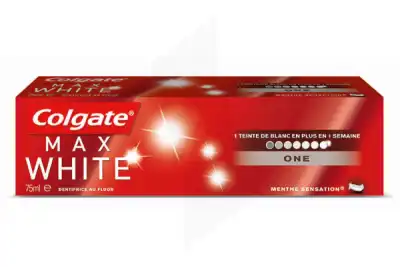 Dentifrice Colgate Max White One Menthe 75ml à Libourne