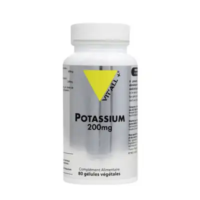Vitall+ Potassium 200mg Gélules Végétales B/80 à STRASBOURG
