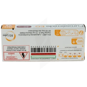 Furosemide Eg 40 Mg, Comprimé Sécable