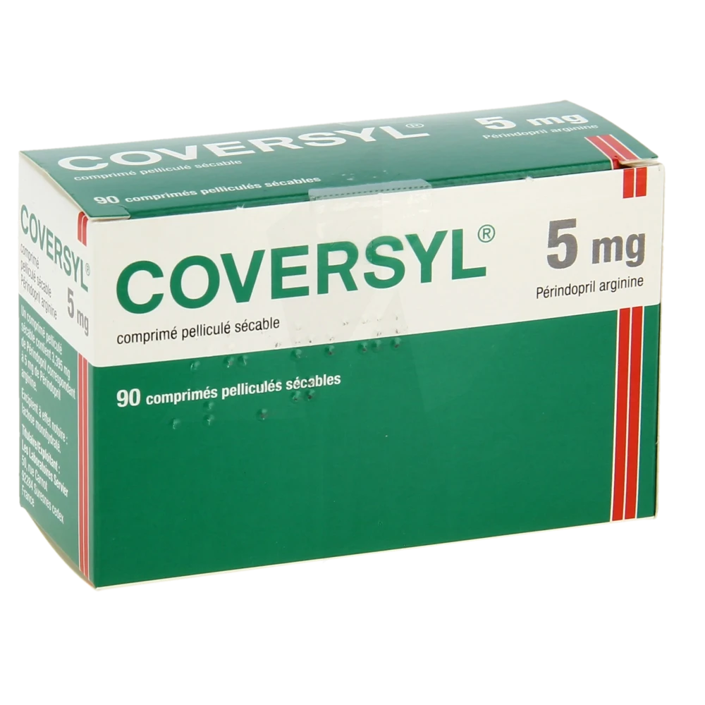 Coversyl 5 Mg, Comprimé Pelliculé Sécable