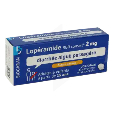 Loperamide Bgr Conseil 2 Mg, Comprimé Orodispersible à Exincourt