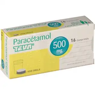Paracetamol Teva 500 Mg, Comprimé à OULLINS