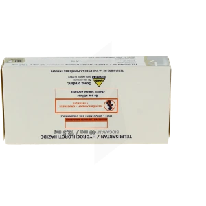 Telmisartan/hydrochlorothiazide Biogaran 40 Mg/12,5 Mg, Comprimé