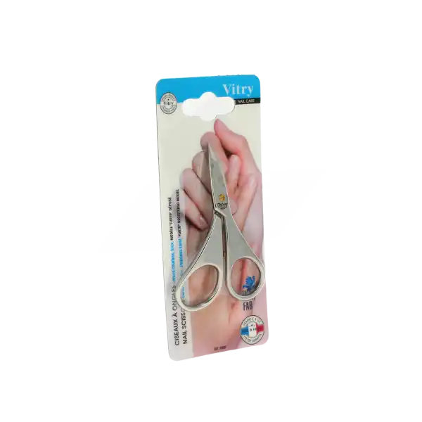 Vitry Ciseaux Ongles Lames Courbes Furtif Inox