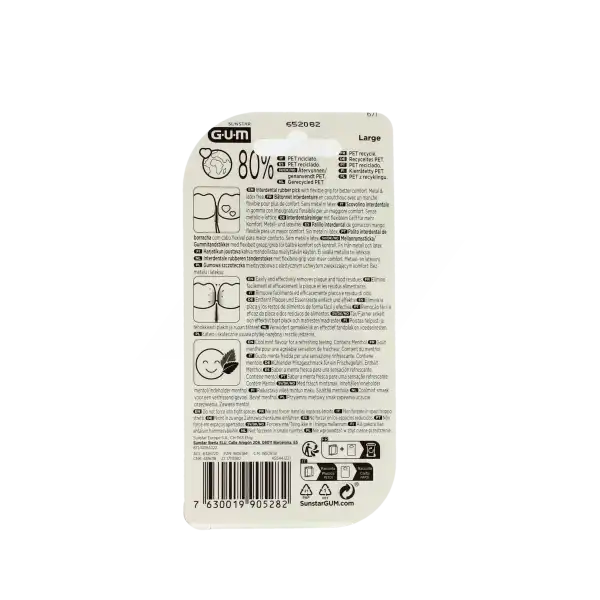 Gum Soft Picks Comfort Flex Pointe Large Interdentaire Mint B/40