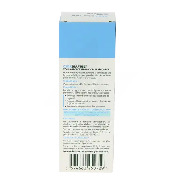 Cicabiafine Baume Réparateur Crevasses T/50ml