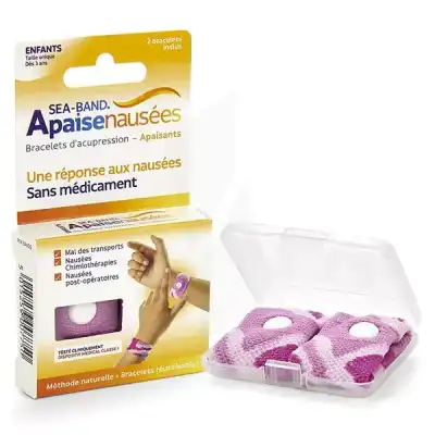 Sea-band Bracelet Anti-nausées Rose Enfant B/2 à Angers
