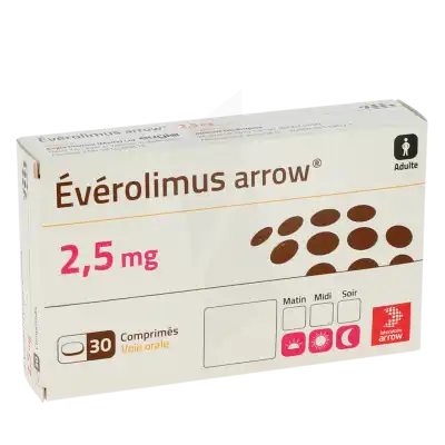 Everolimus Arrow 2,5 Mg, Comprimé à Abbeville