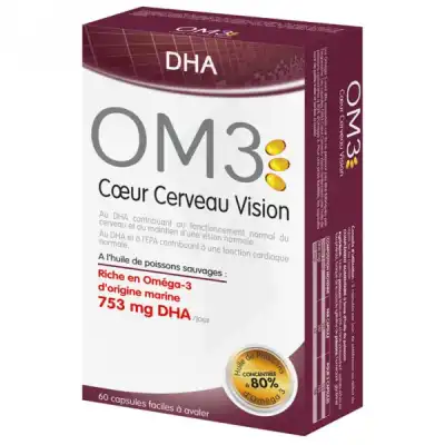 Om3 Dha Coeur Cerveau Vision Caps B/60 à Bordeaux