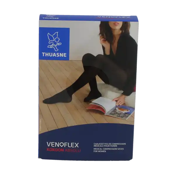 Venoflex Kokoon Absolu 2 Chaussette Femme Marine Taille 2n