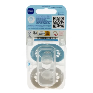 Mam Original Sucette Silicone 6mois+ Animaux B/2