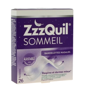 Zzzquil Sommeil Bandlette Nasal Boîte De 26