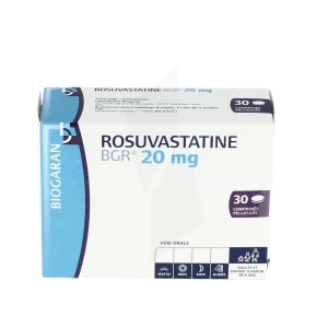 Rosuvastatine Bgr 20 Mg, Comprimé Pelliculé