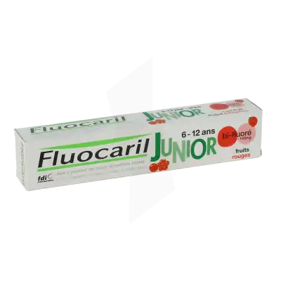 Fluocaril Junior Dentifrice Fruits Rouges 6-12ans T/75ml à Nice