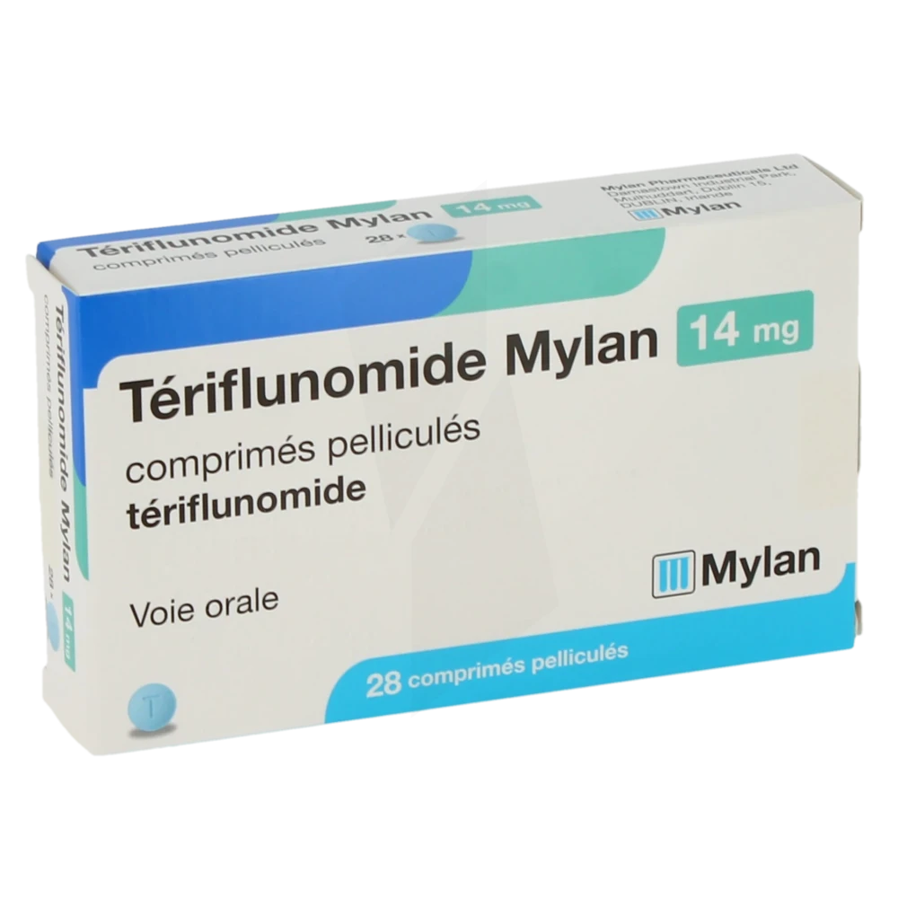 Teriflunomide Mylan 14 Mg, Comprimé Pelliculé