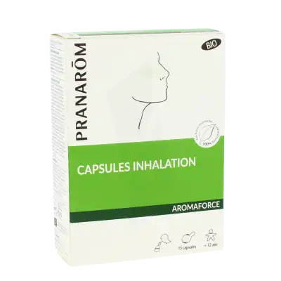 Pranarôm Aromaforce Caps Inhalation Bio B/15 Mono-doses à Courbevoie