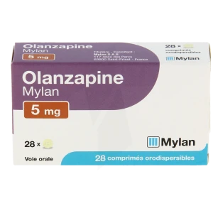 Olanzapine Viatris 5 Mg, Comprimé Orodispersible