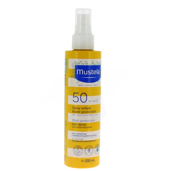 Mustela Spray solaire SPF50 Famille 200 ml