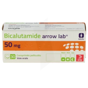 Bicalutamide Arrow Lab 50 Mg, Comprimé Pelliculé