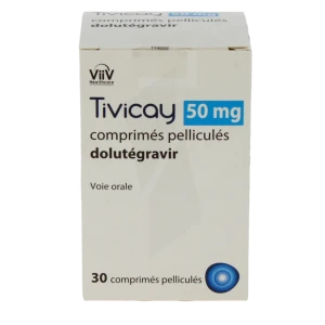 Tivicay 50 Mg, Comprimé Pelliculé