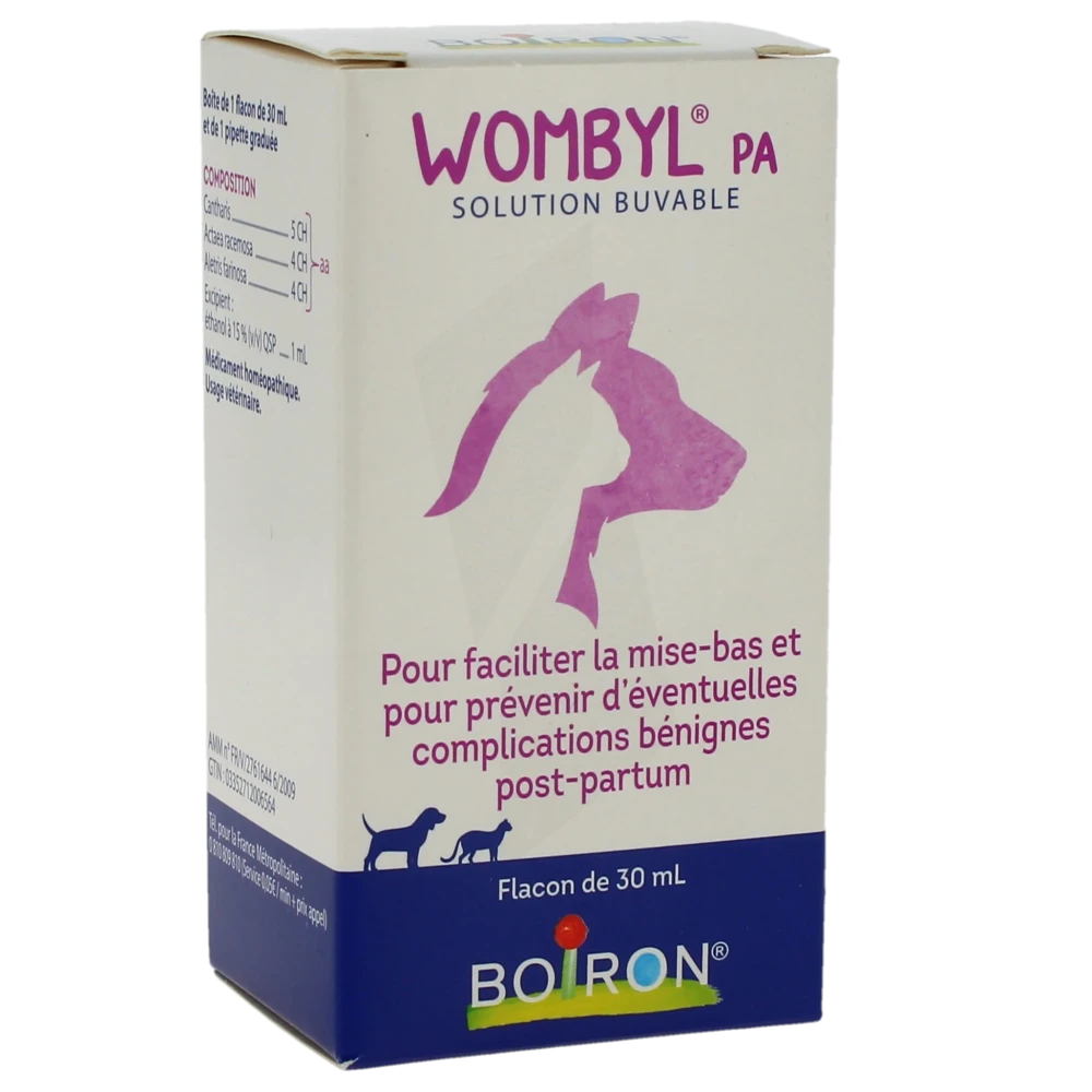 Boiron Wombyl Pa Solution Buvable En Gouttes Fl/30ml