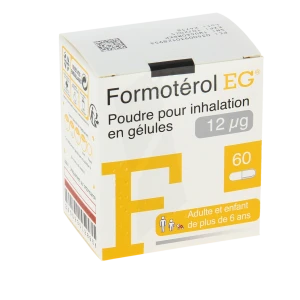 Formoterol Eg 12 Microgrammes, Poudre Pour Inhalation En Gélule