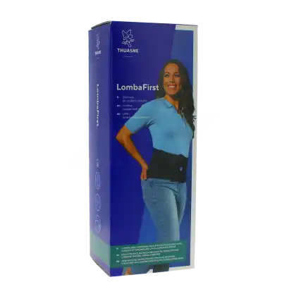 Thuasne Lombafirst Ceinture Lombaire Noir Hauteur 26cm Taille 2 à MONTPELLIER