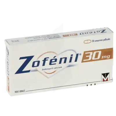 ZOFENIL 30 mg, comprimé pelliculé