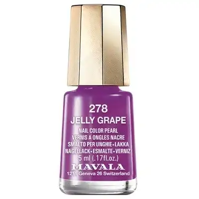 Mavala Jelly Effect Vernis à Ongles Jelly Grape Fl/5ml à Bordeaux