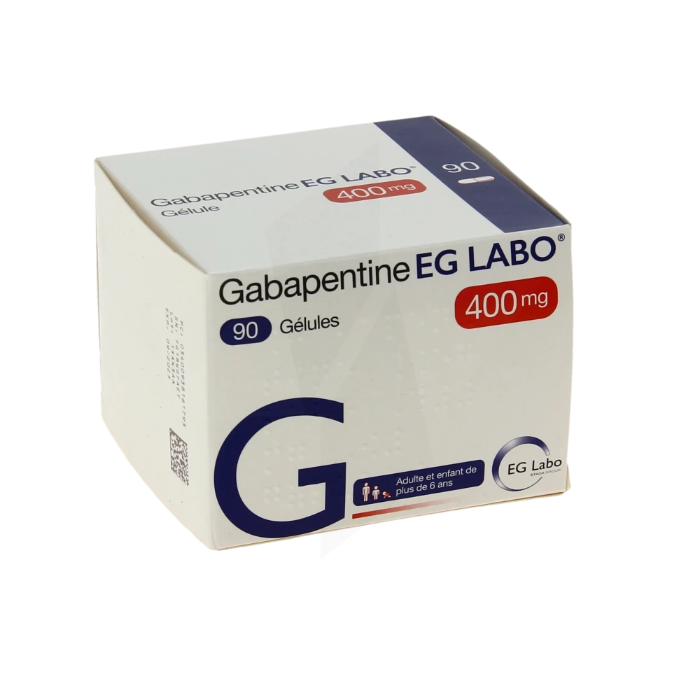 Gabapentine Eg Labo 400 Mg, Gélule