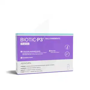 Aragan Pure Protect Probio P3 Ballonnements Gélules B/20 à Casteljaloux