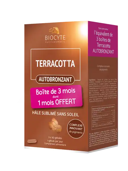 Biocyte Terracotta Cocktail Autobronzant Comprimés 3b/30