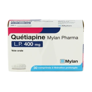 Quetiapine Viatris Lp 400 Mg, Comprimé à Libération Prolongée