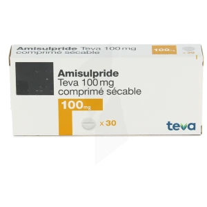 Amisulpride Teva 100 Mg, Comprimé Sécable