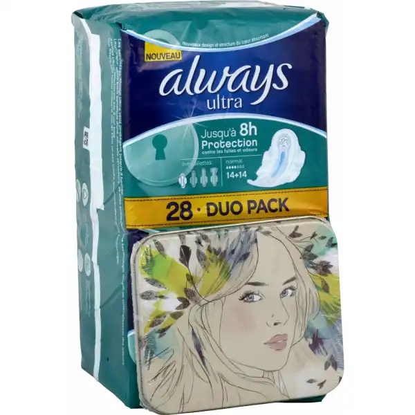 Always Ultra Normal Plus Duo Pack, Sac 28