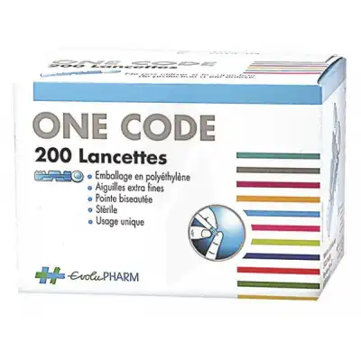 One Code Lancette Glycémie Pour Autopiqueur B/200 à SAINT-SAENS