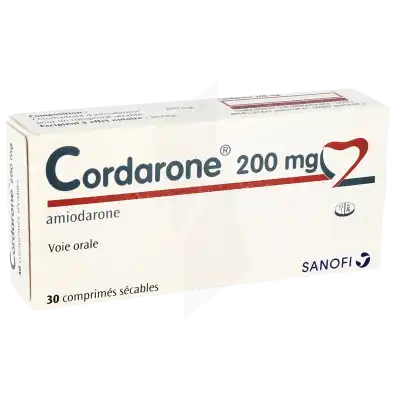 CORDARONE 200 mg, comprimé sécable
