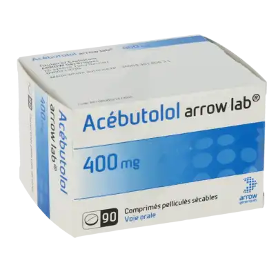 Acebutolol Arrow Lab 400 Mg, Comprimé Pelliculé Sécable à TOULOUSE