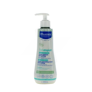 Mustela Stelatopia + Crème Relipidante Anti-grattage à L’oléodistillat De Tournesol Bio Et Au Bioécolia Bio 300 Ml