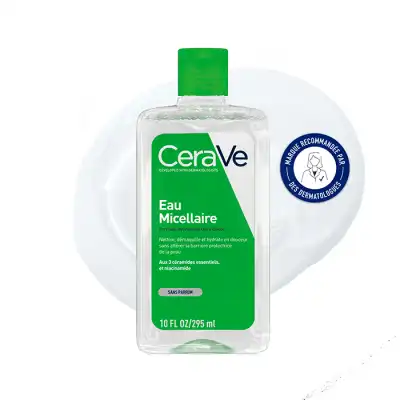 Cerave Eau Micellaire Nettoyante Visage Et Yeux Pour Les Peaux Normales à Sèches Flacon/295ml à VILLENEUVE-LOUBET