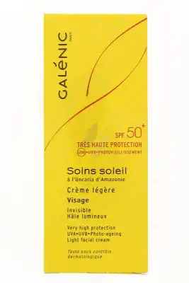 Soins Soleil Galenic Creme Legere Spf50+ 40ml à Beaujeu-Saint-Vallier-Pierrejux-et-Quitteur