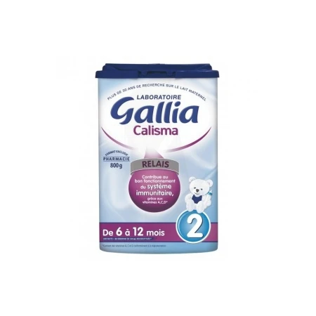 Gallia Calisma 2 de 6 à 12 Mois - 800g