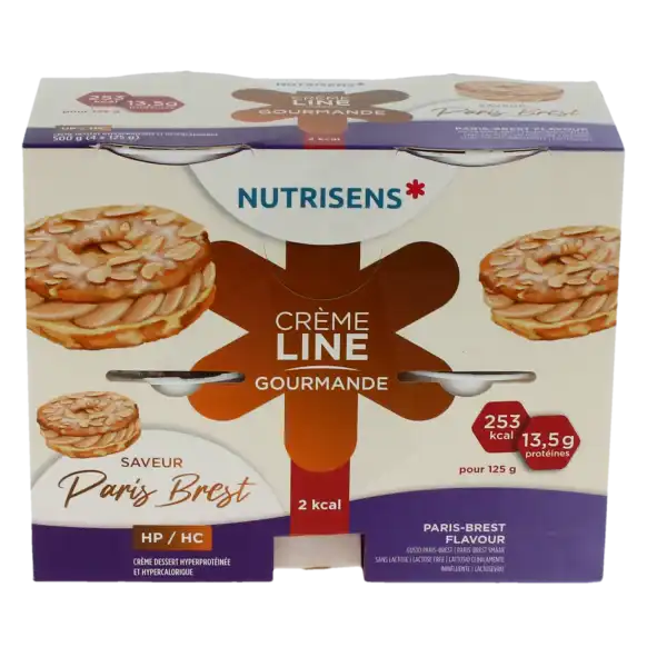 Nutrisens Cremeline Gourmande 2kcal Nutriment Paris-brest 4cups/125g