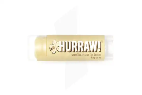 Hurraw! Baume à Lèvres Vanille Stick/4,3g