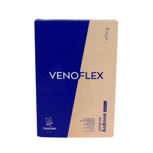 Venoflex Kokoon Absolu 2 Chaussette Mollet- Femme Beige Naturel Taille 3n