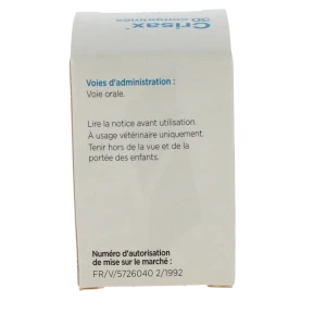 Crisax 17 Mg/100 Mg/40 Mg Comprimes Pour Chiens Et Chats, Comprimé