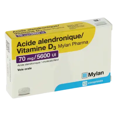 Acide Alendronique/vitamine D3 Viatris 70 Mg/5 600 Ui, Comprimé à SAINT-SAENS